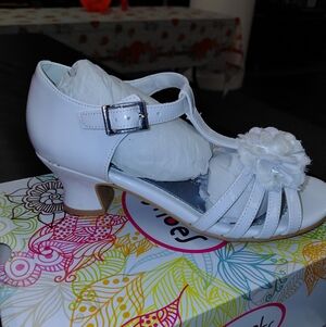 Rachel Shoes White Kids Dress Shoes